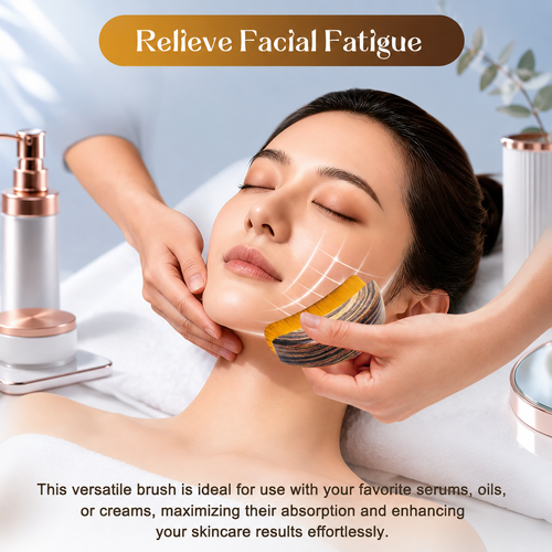 Lymphatic Contour Face Brush | Facial Sculpting & Lymphatic Drainage Massager