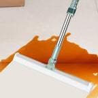 360° Rotating Silicone Floor Wiper | Magic Broom Bathroom Squeegee with Adjustable Handle