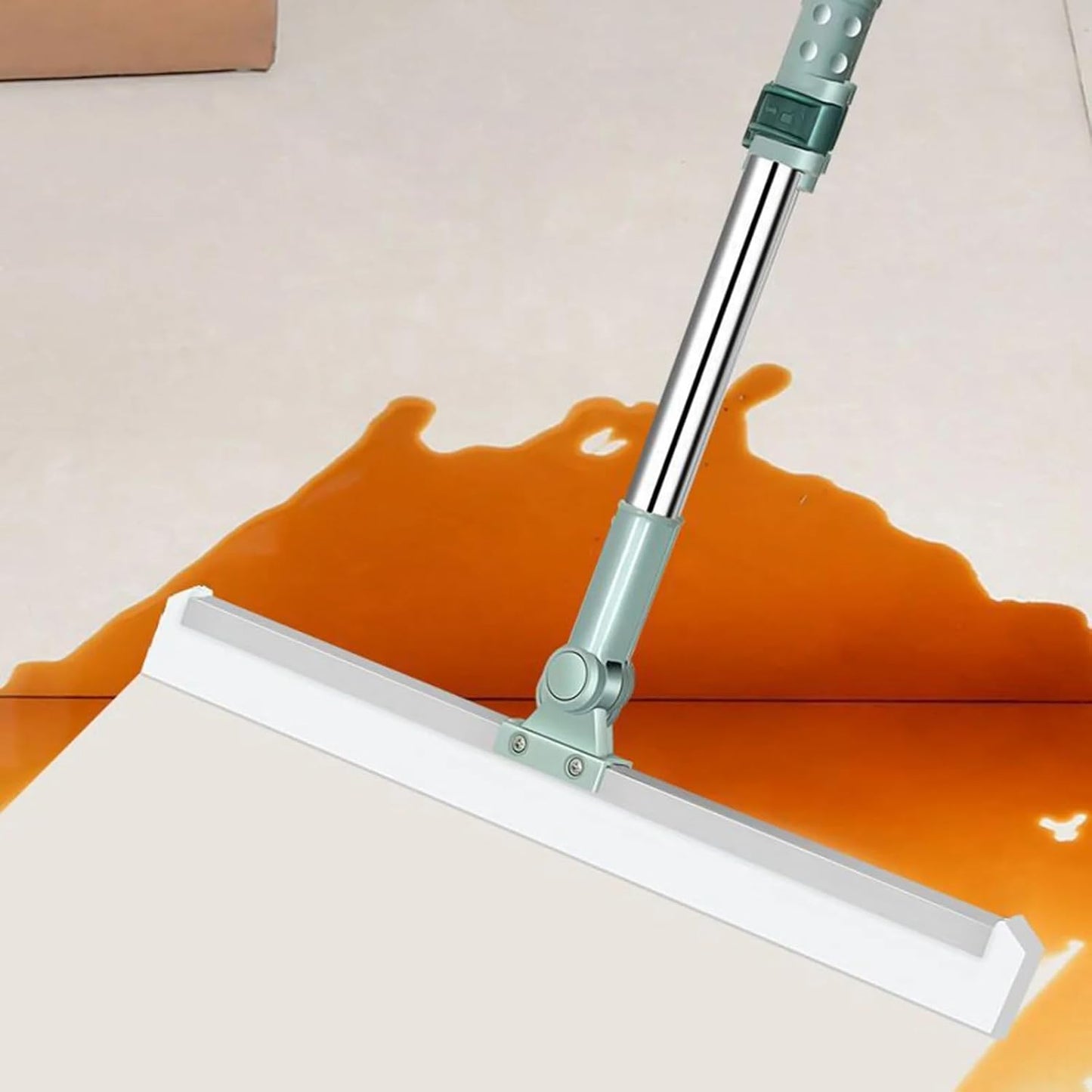2-in-1 Floor Wiper with Adjustable Stainless Steel Handle | Multipurpose Water Wiper & Floor Cleaner for Home, Bathroom & Kitchen