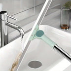 360° Rotating Silicone Floor Wiper | Magic Broom Bathroom Squeegee with Adjustable Handle