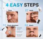 Magnetic Nasal Breathing Dilators | Reusable Nose Clips for Better Airflow & Comfortable Sleep