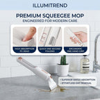 Portable Self-Squeeze Mini Mop for Kitchen, Bathroom & Glass Cleaning | Reusable Sponge Cleaning Mop